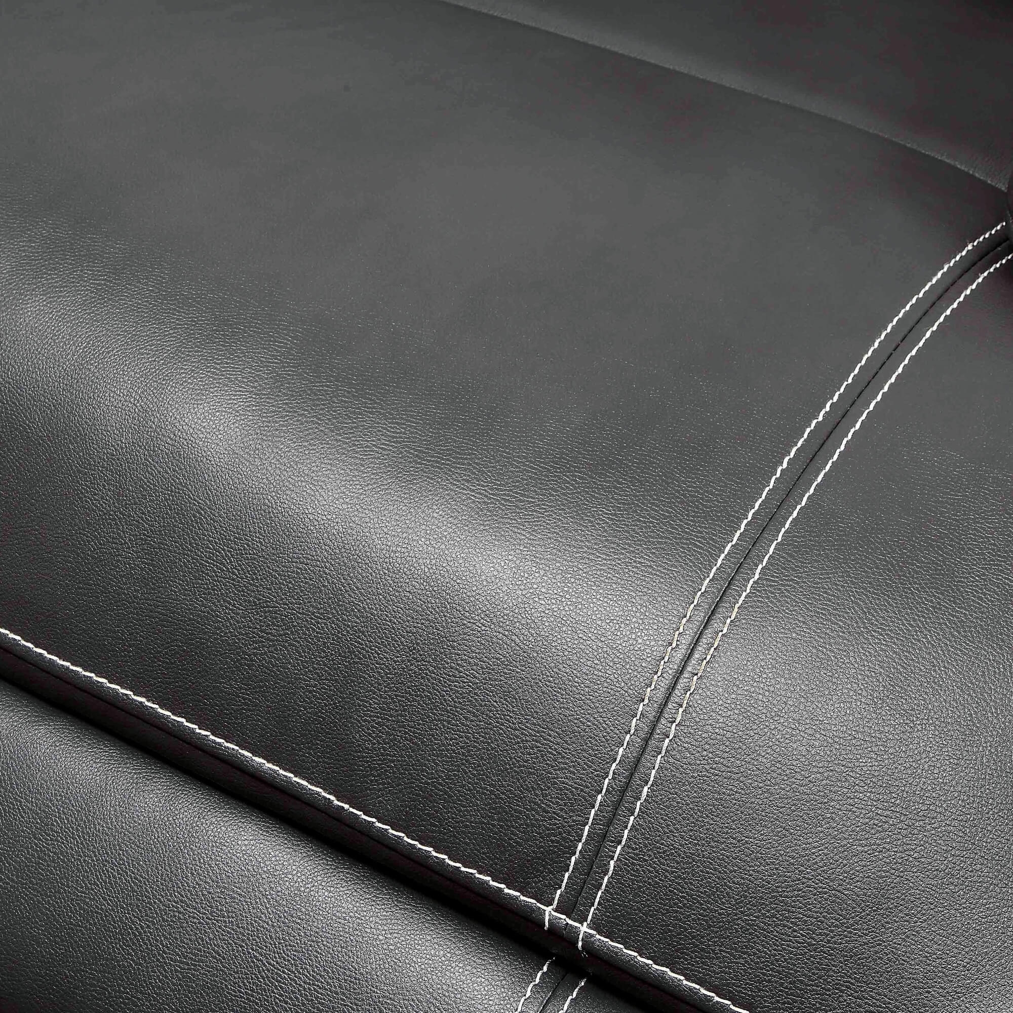 Estrella Leatherette L-Shape Reclining Sectional Sofa