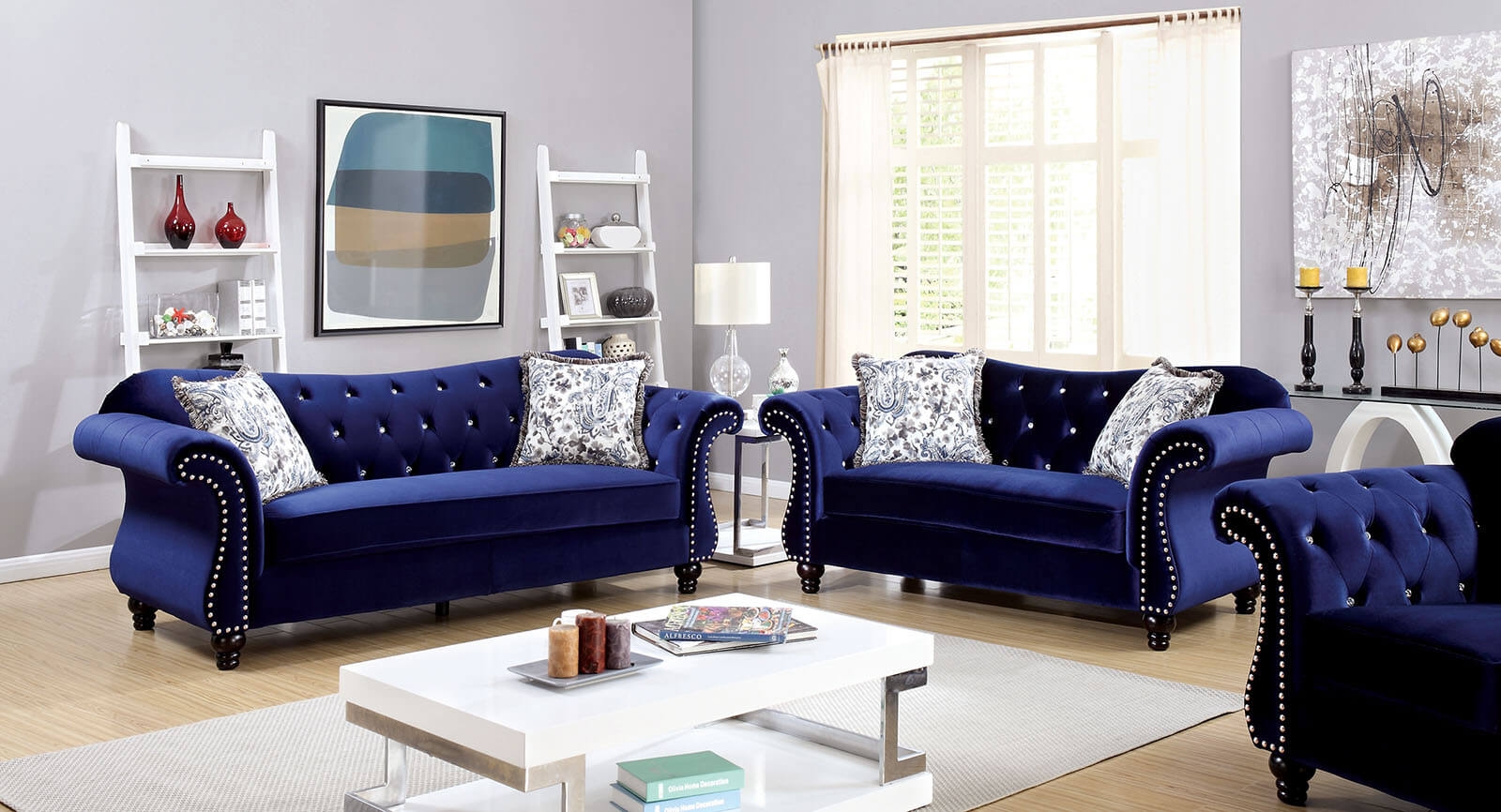 Jolanda Fabric Living Room Set