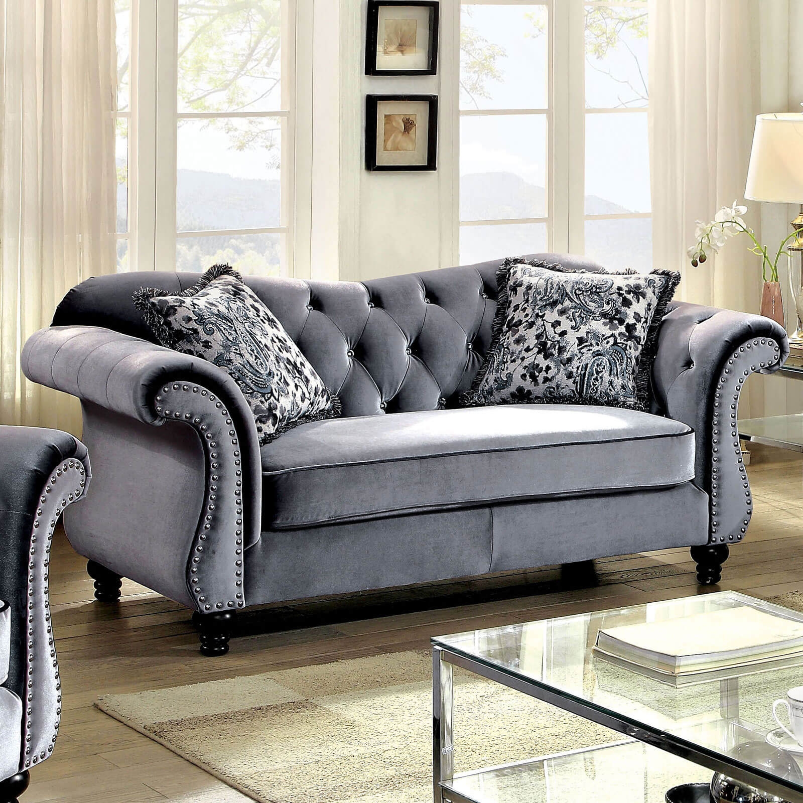 Jolanda Fabric Living Room Set