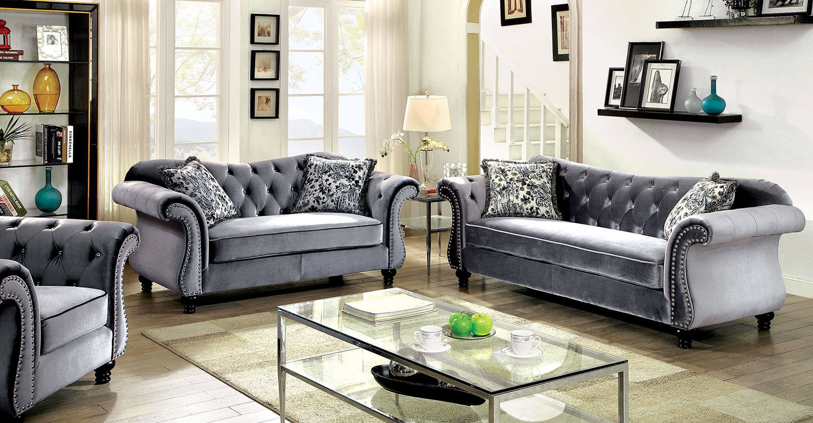 Jolanda Fabric Living Room Set