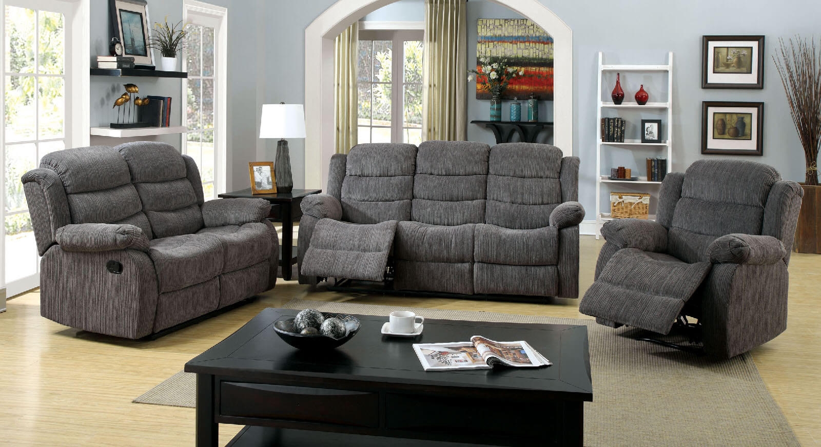 Millville Fabric Motion Living Room Set