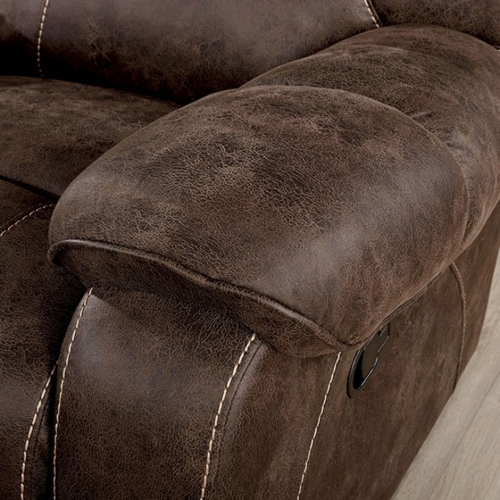 Kennedy Leatherette Reclining Sofa