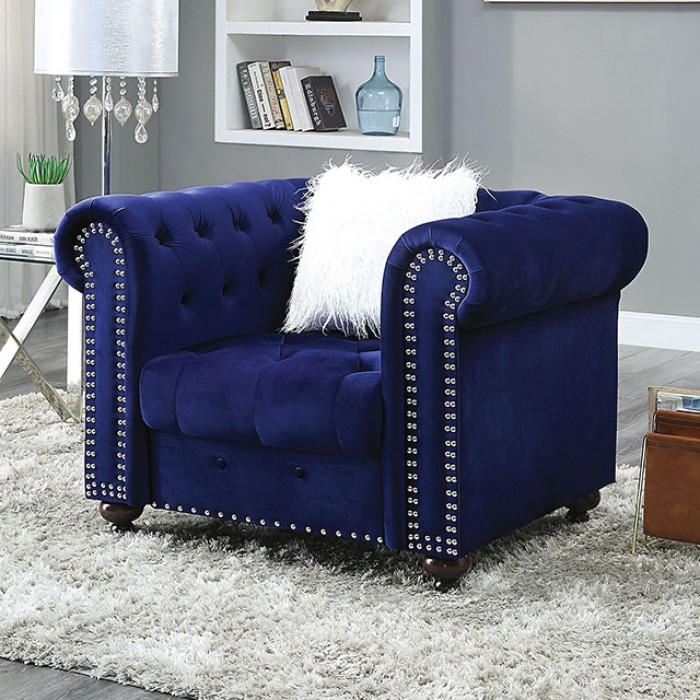 Giacomo Fabric Tufted Living Room Set