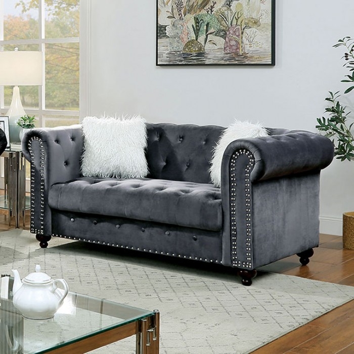 Giacomo Fabric Tufted Living Room Set
