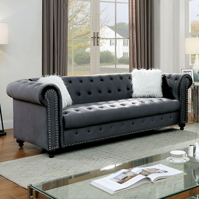 Giacomo Fabric Tufted Living Room Set