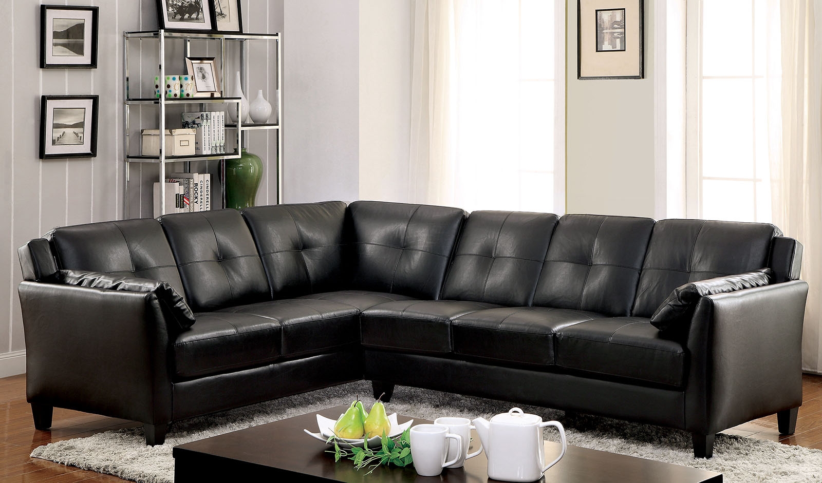 Peever L-Shape PU Sectional