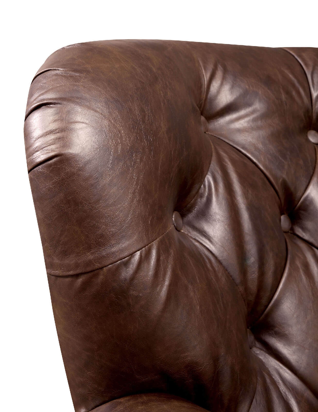 Stanford Leatherette Tufted Chair