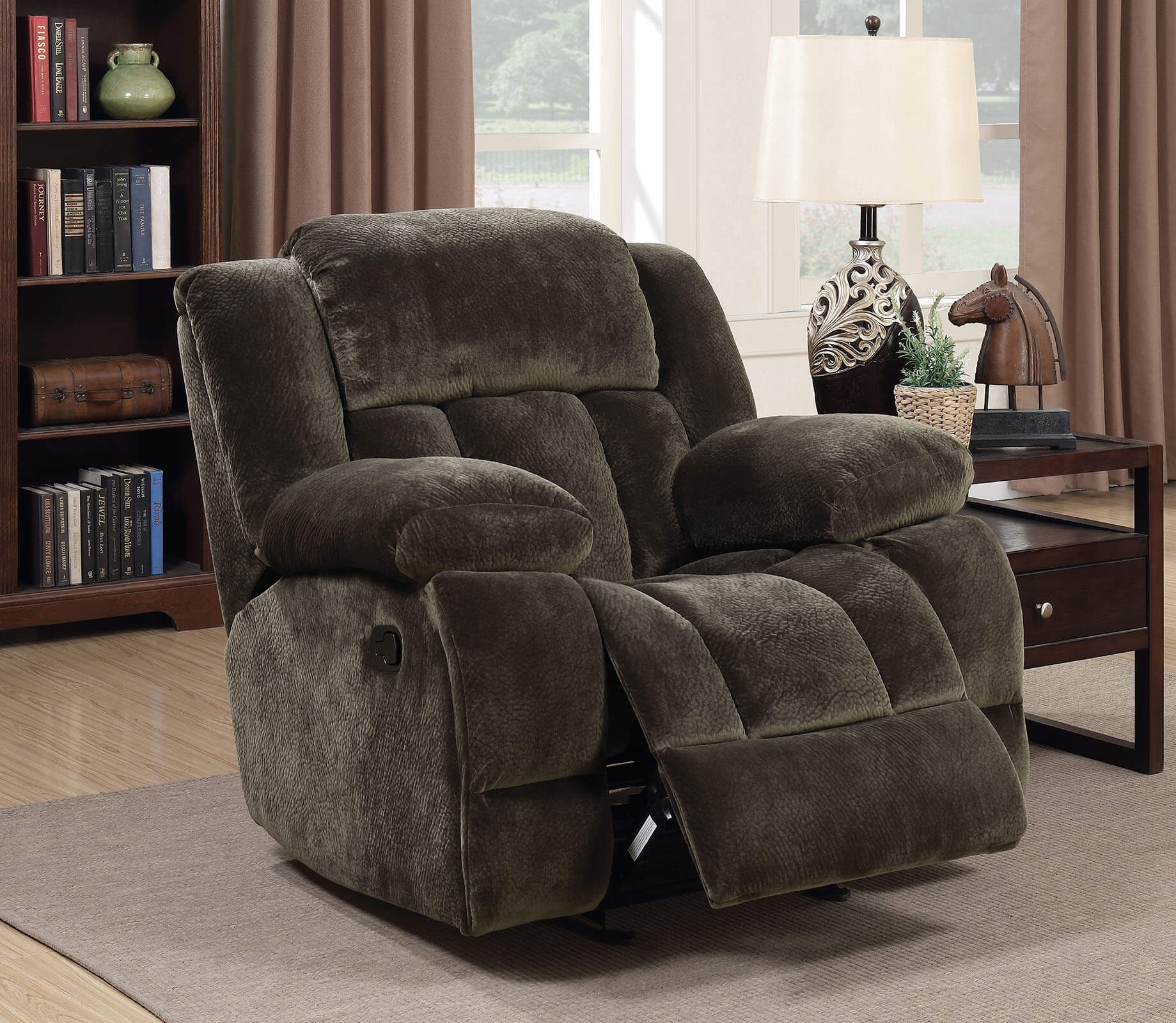 Sadhbh Fabric Reclining Living Room Set