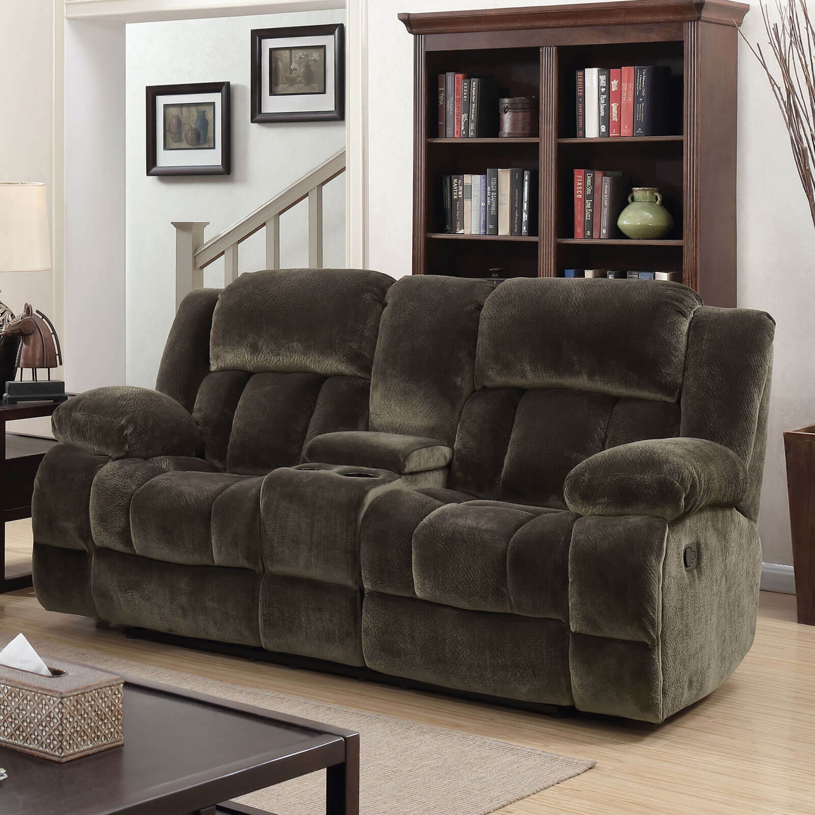Sadhbh Fabric Reclining Living Room Set