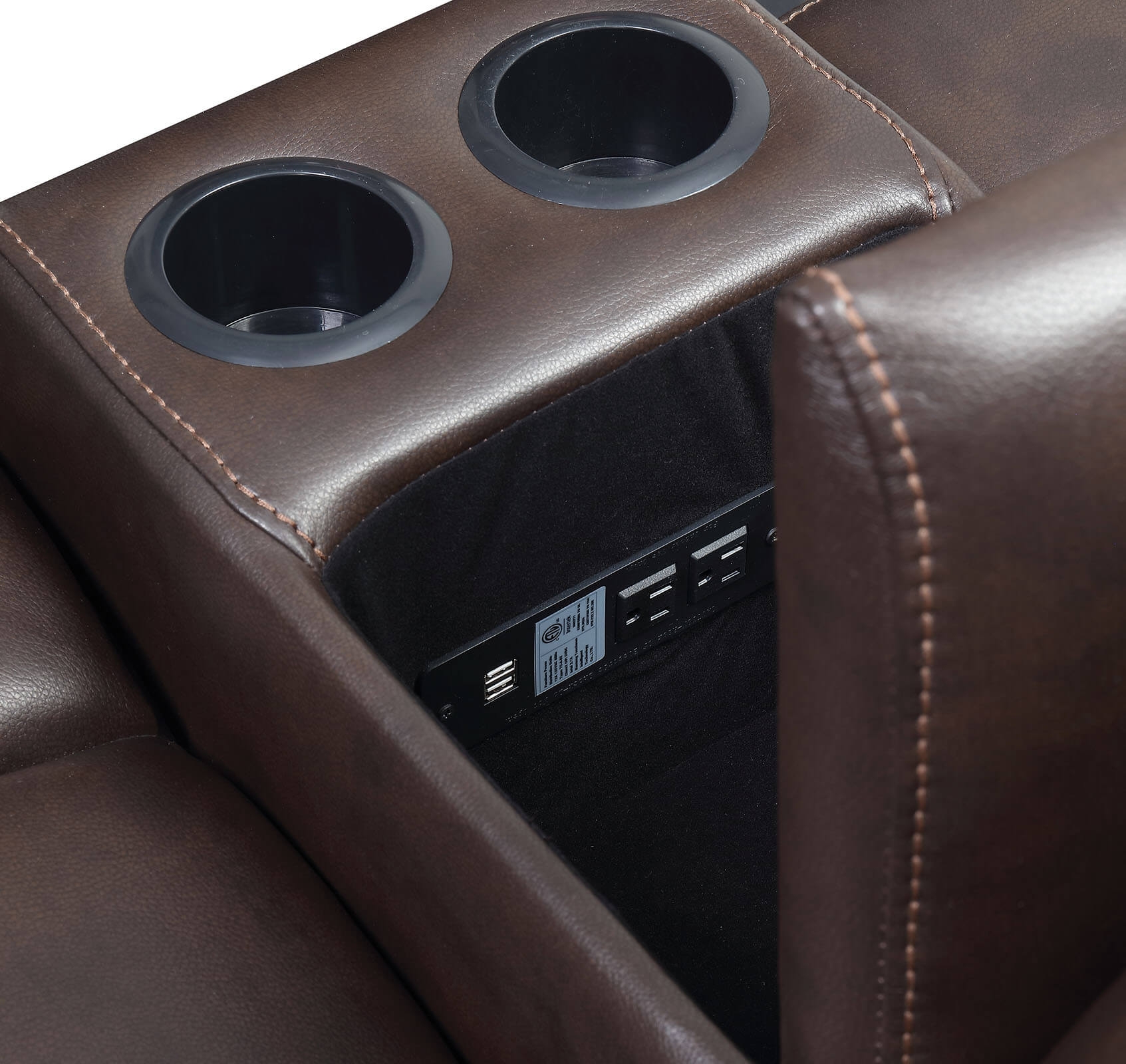 Chenai Leatherette Reclining Loveseat