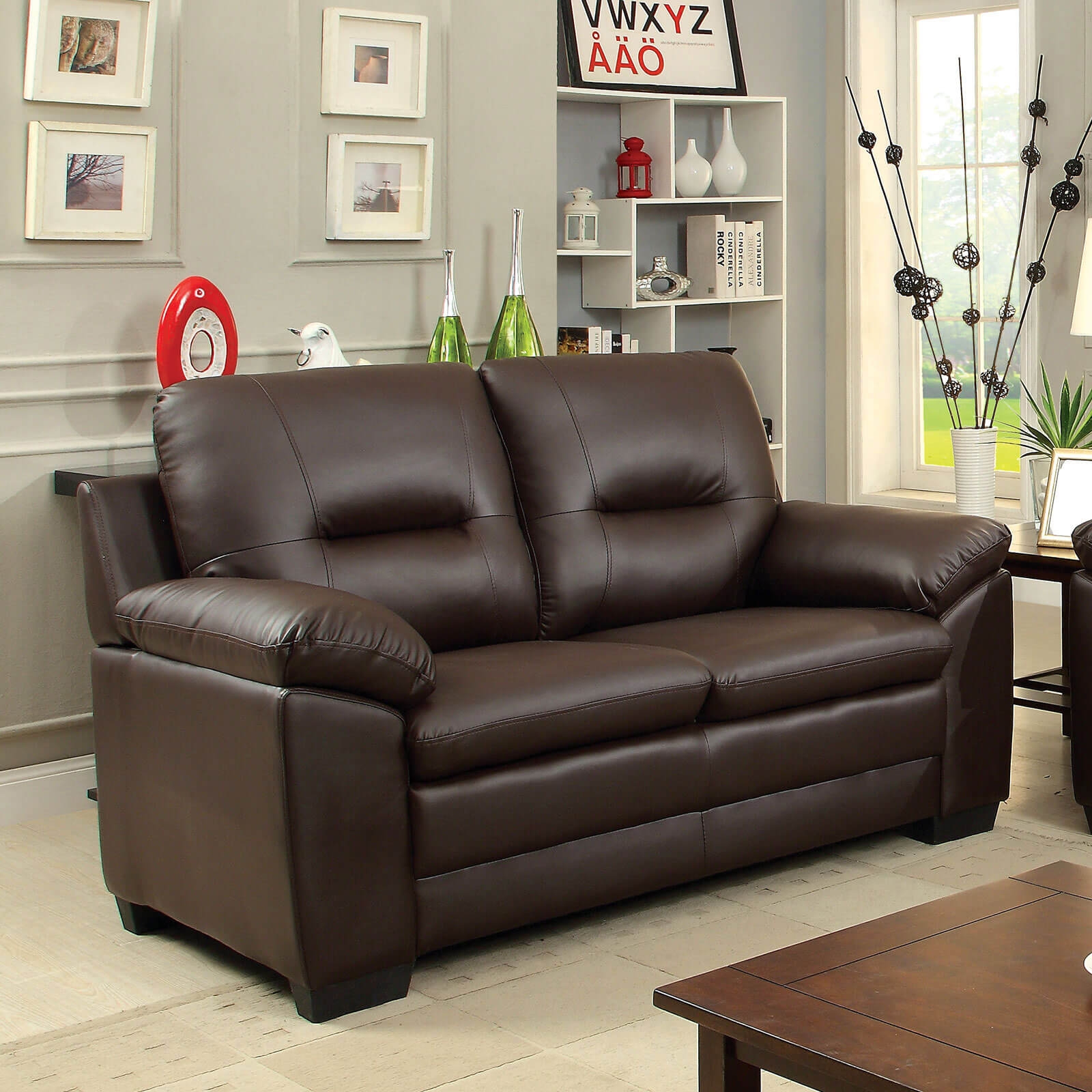 Parma Leatherette Living Room Set