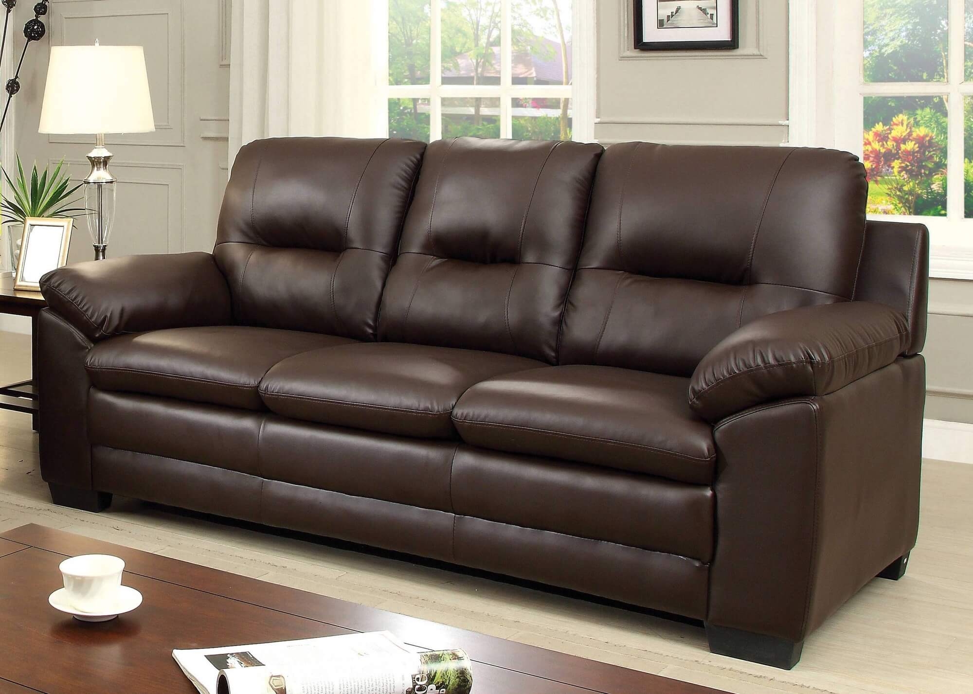 Parma Leatherette Sofa
