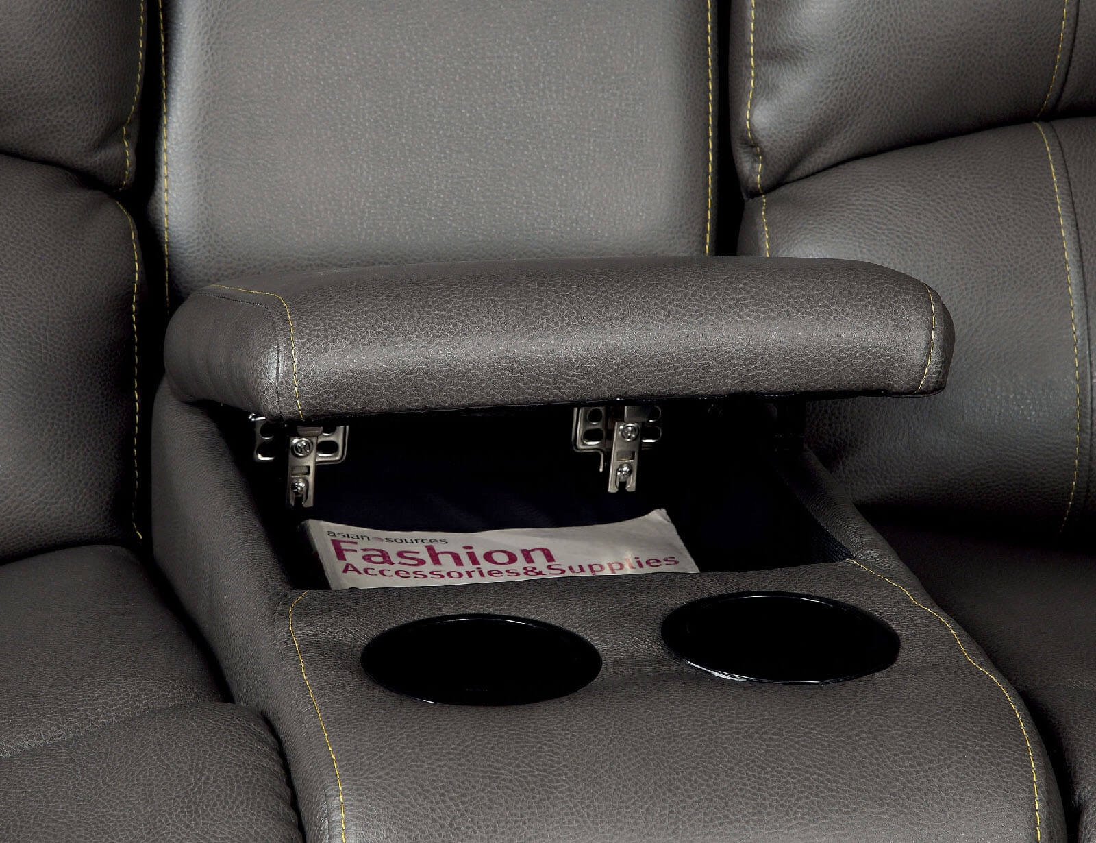 Sarles Bonded Leather Match Motion Loveseat