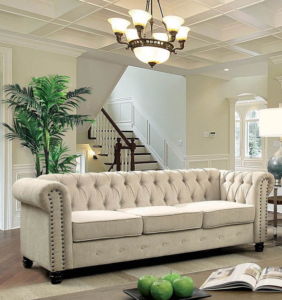 Winifred Fabric Tufted Sofa
