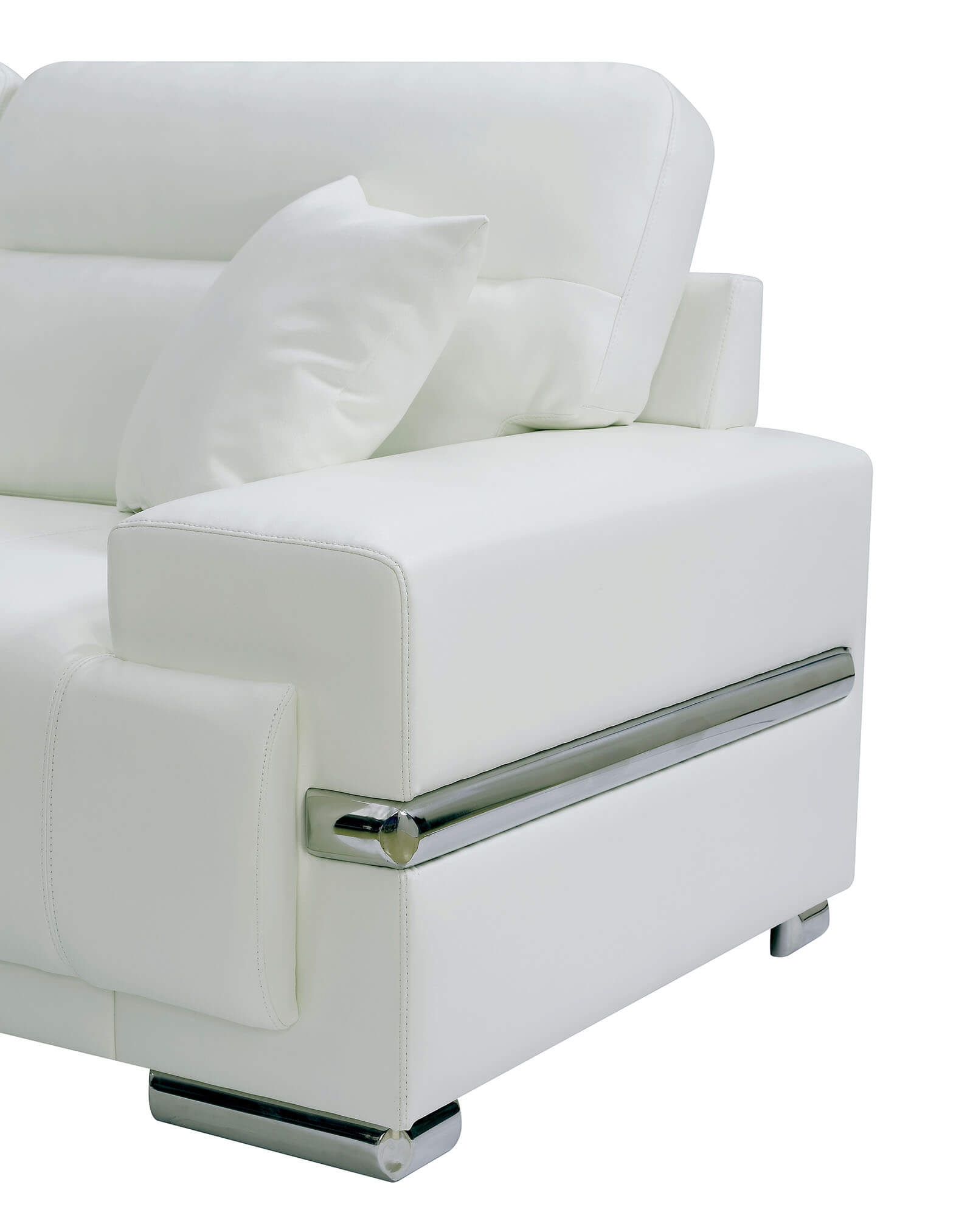 Zibak Leatherette Loveseat