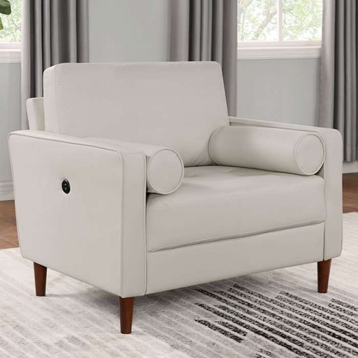 Horgen Leatherette Living Room Set w/ USB Outlet