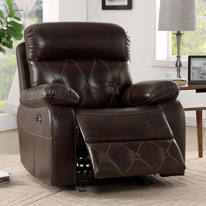 Dusseldorf Leatherette Power Reclining Living Room Set