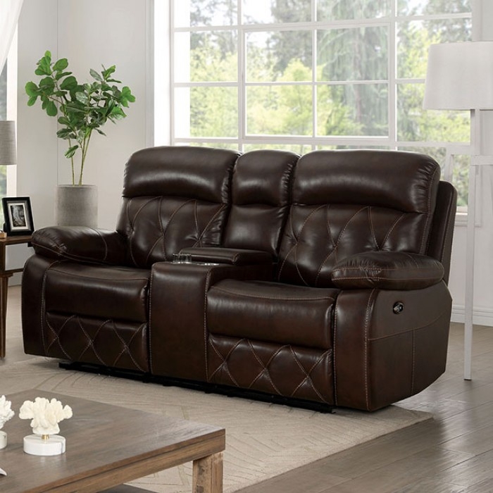 Dusseldorf Leatherette Power Reclining Living Room Set