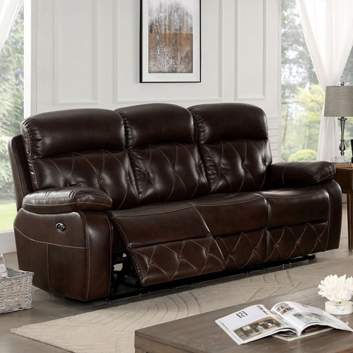 Dusseldorf Leatherette Power Reclining Living Room Set