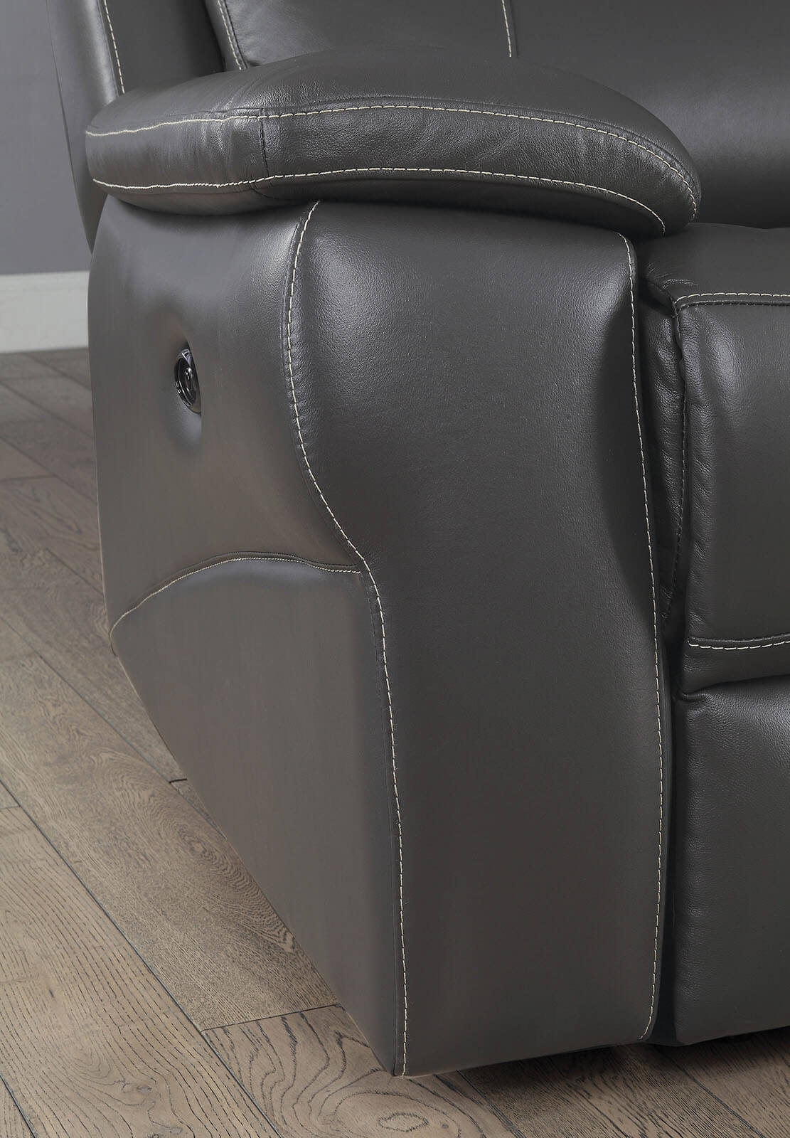 Lila Top Grain Leather Match Reclining Sofa