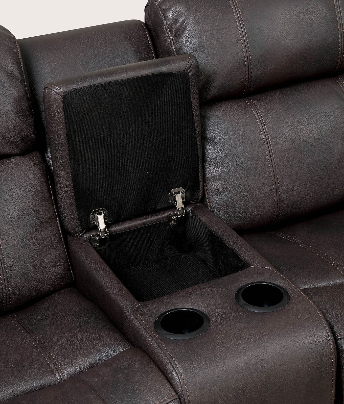 Pondera Leatherette Reclining Loveseat