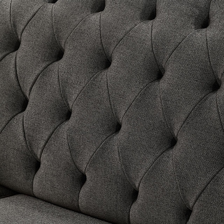 Ewloe Fabric Button Tufted Chair