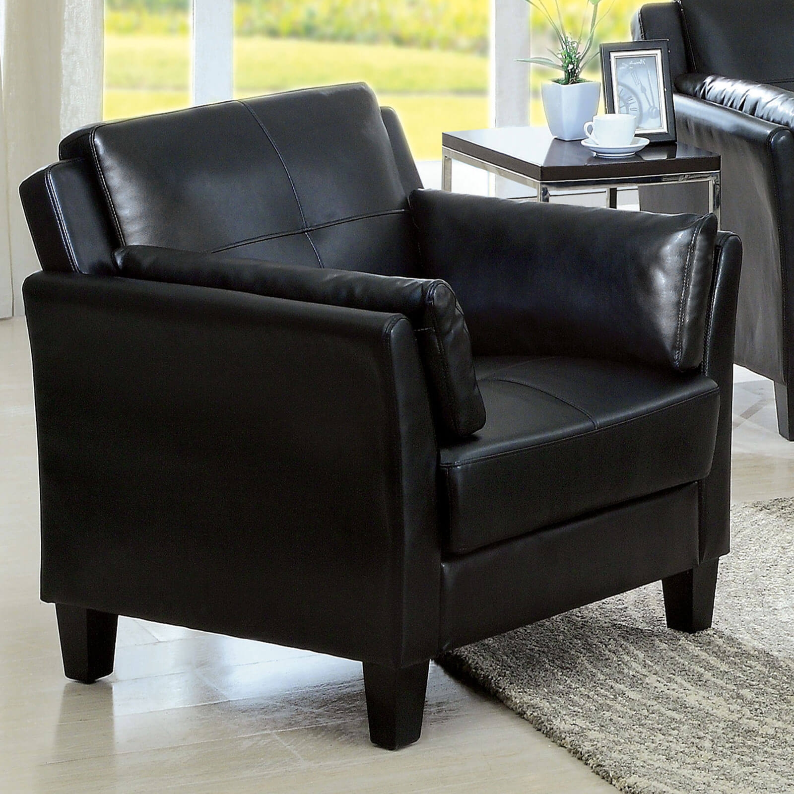 Pierre Leatherette Chair