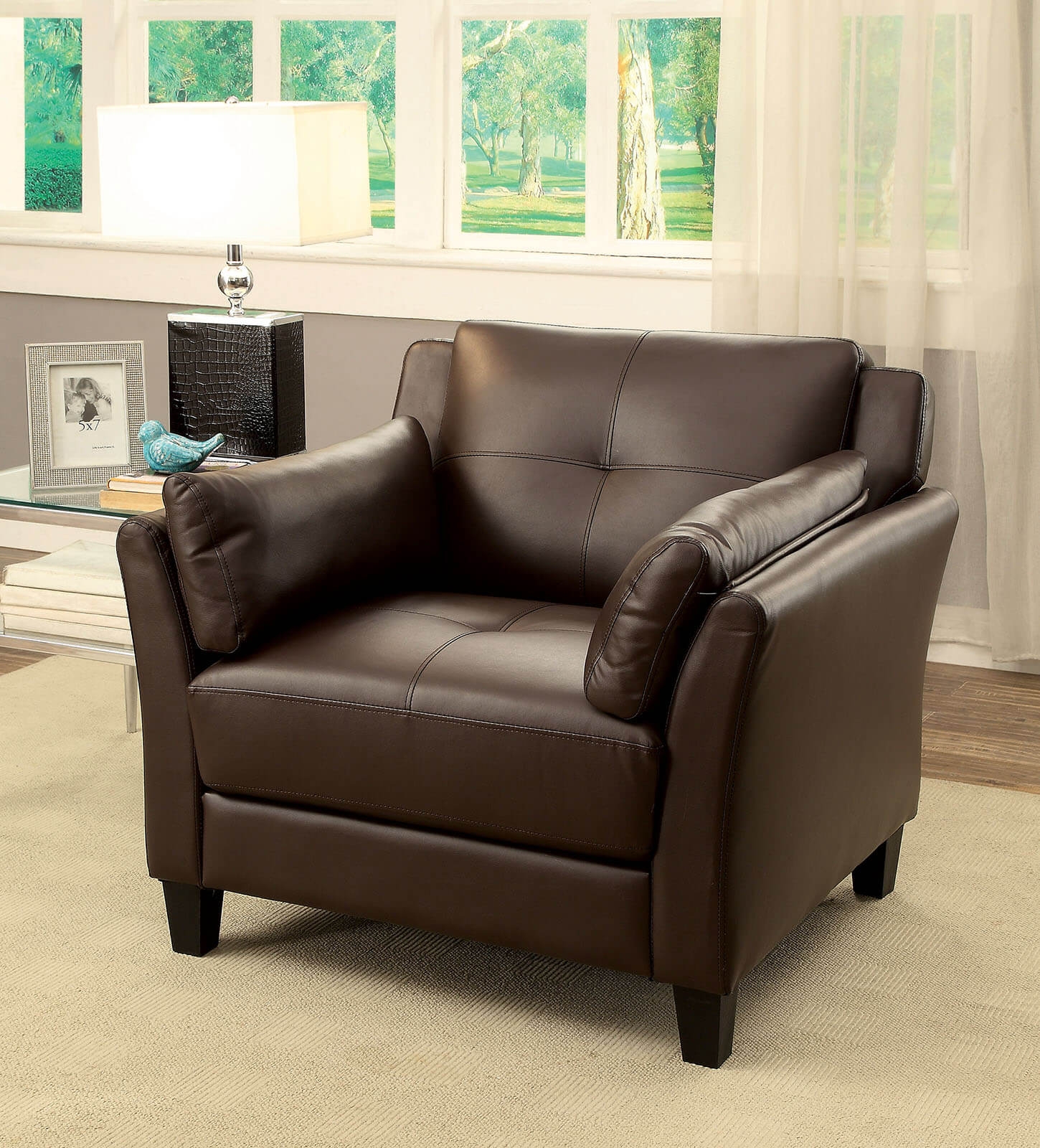 Pierre Leatherette Living Room Set