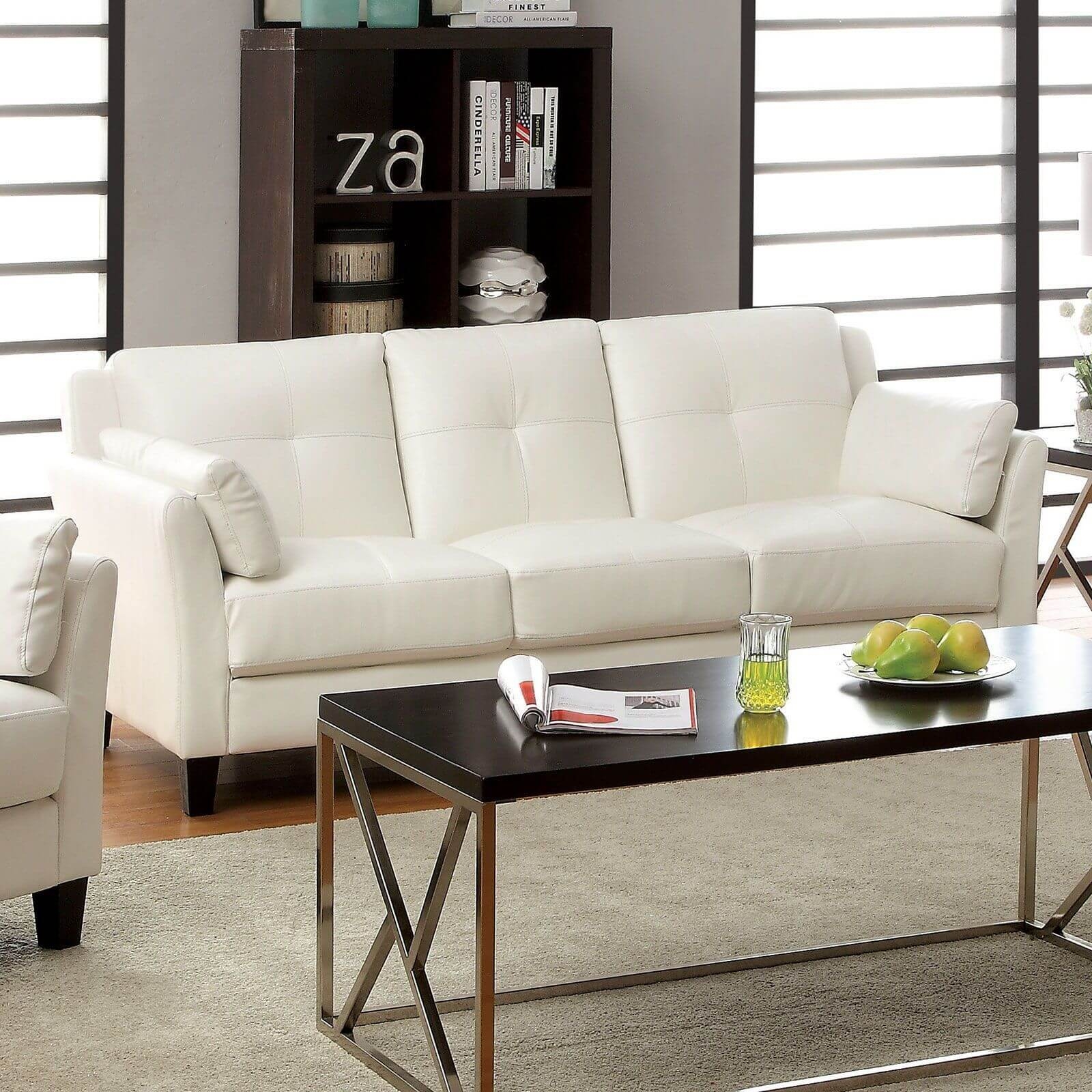 Pierre Leatherette Living Room Set