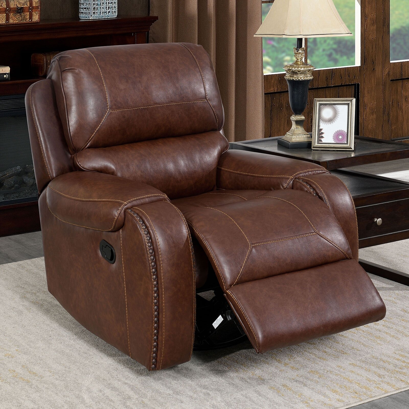 Walter Leatherette Reclining Living Room Set