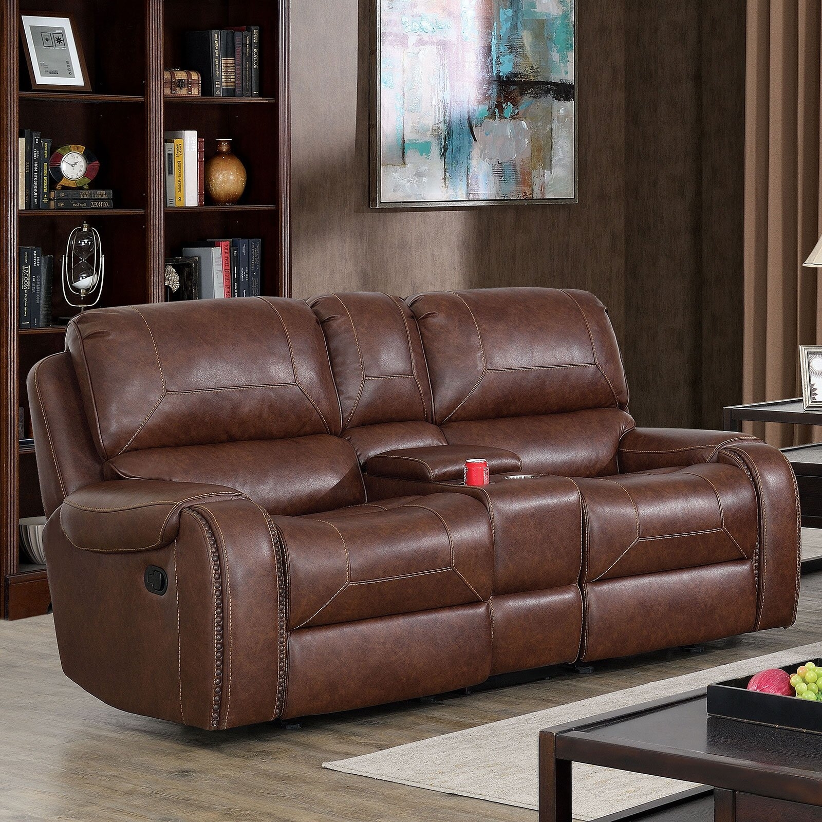 Walter Leatherette Reclining Living Room Set
