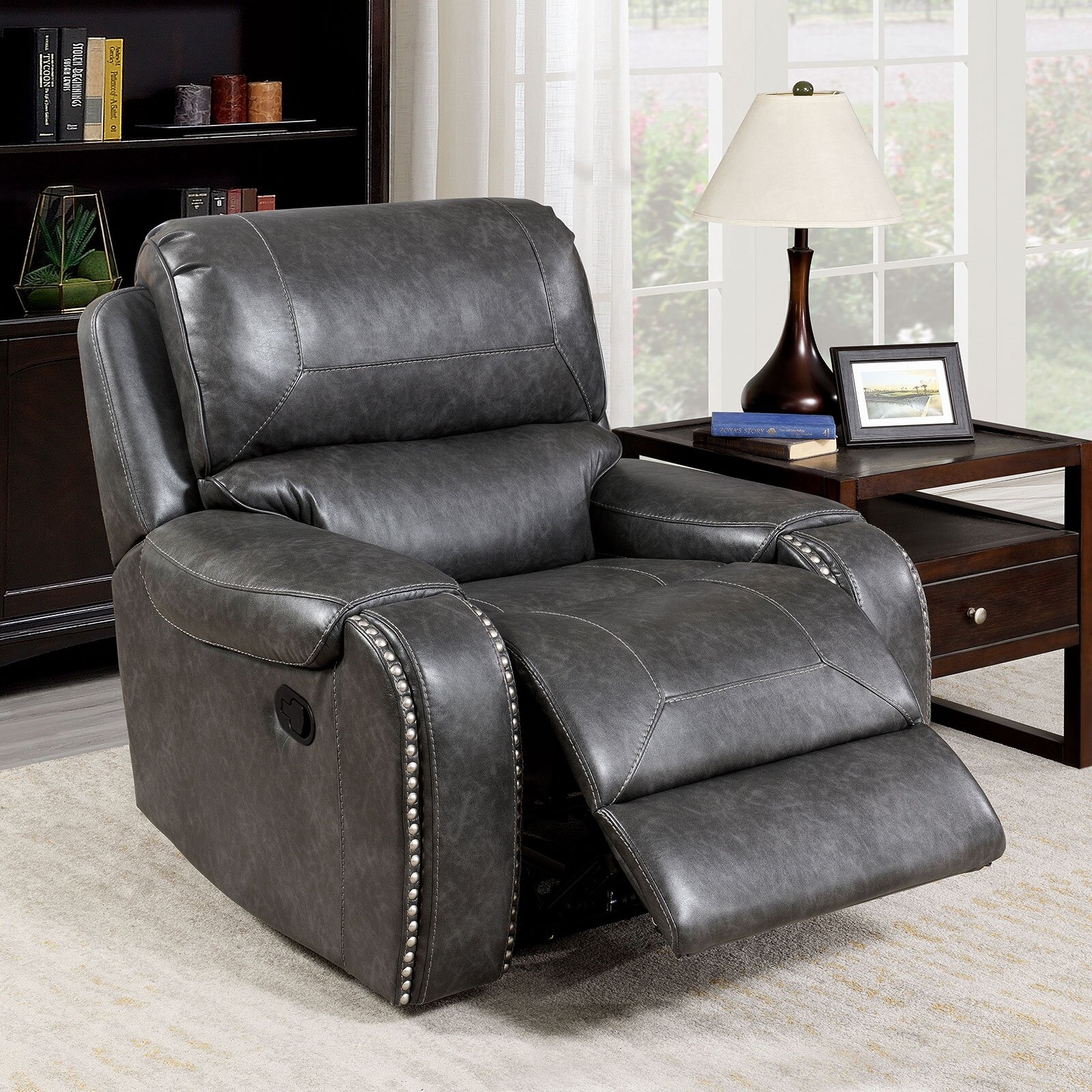 Walter Leatherette Reclining Living Room Set