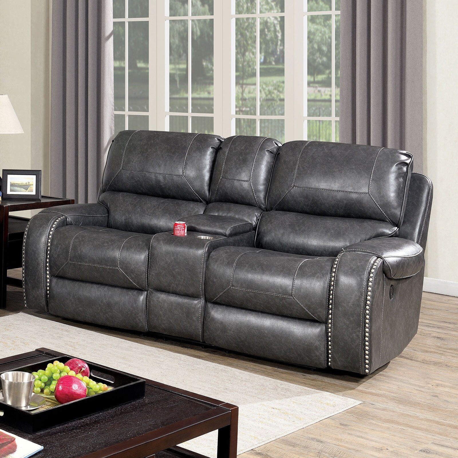 Walter Leatherette Reclining Living Room Set