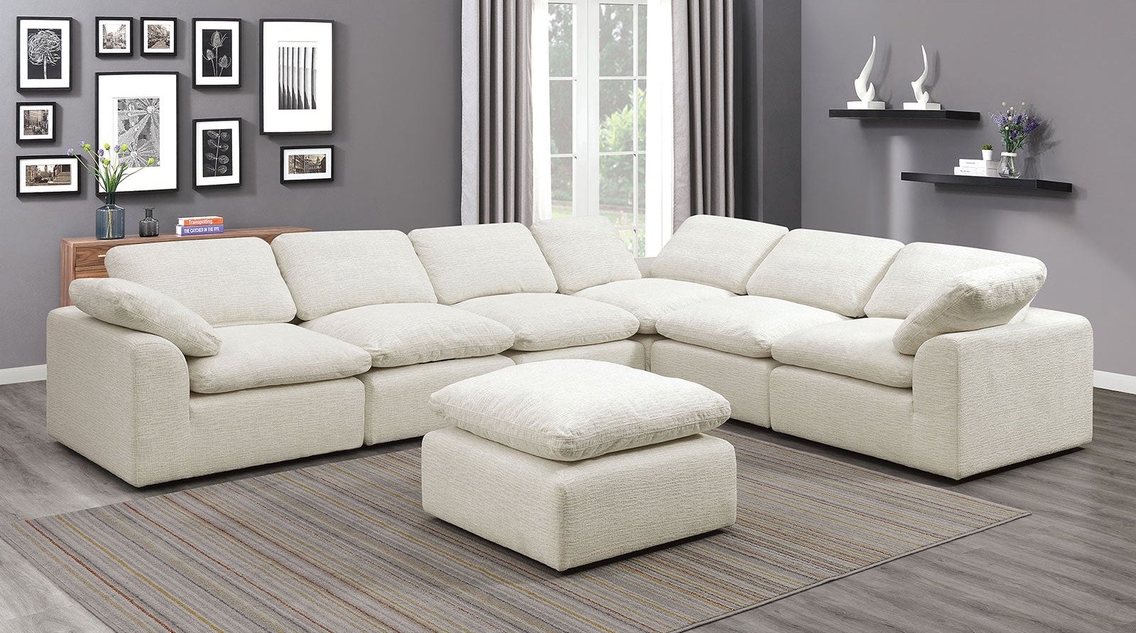 Joel Fabric Customizable Sectional Sofa