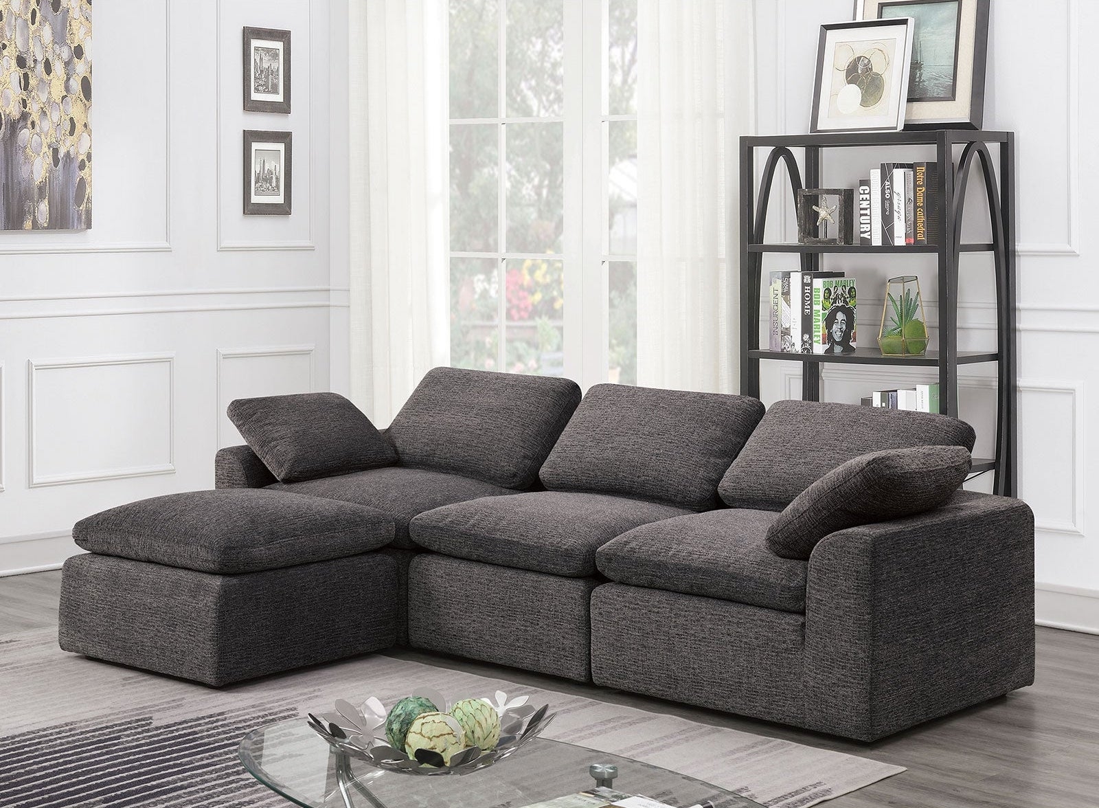 Joel Fabric Customizable Sectional Sofa