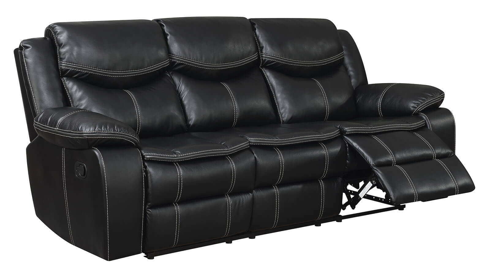 Pollux Leatherette Reclining Sofa
