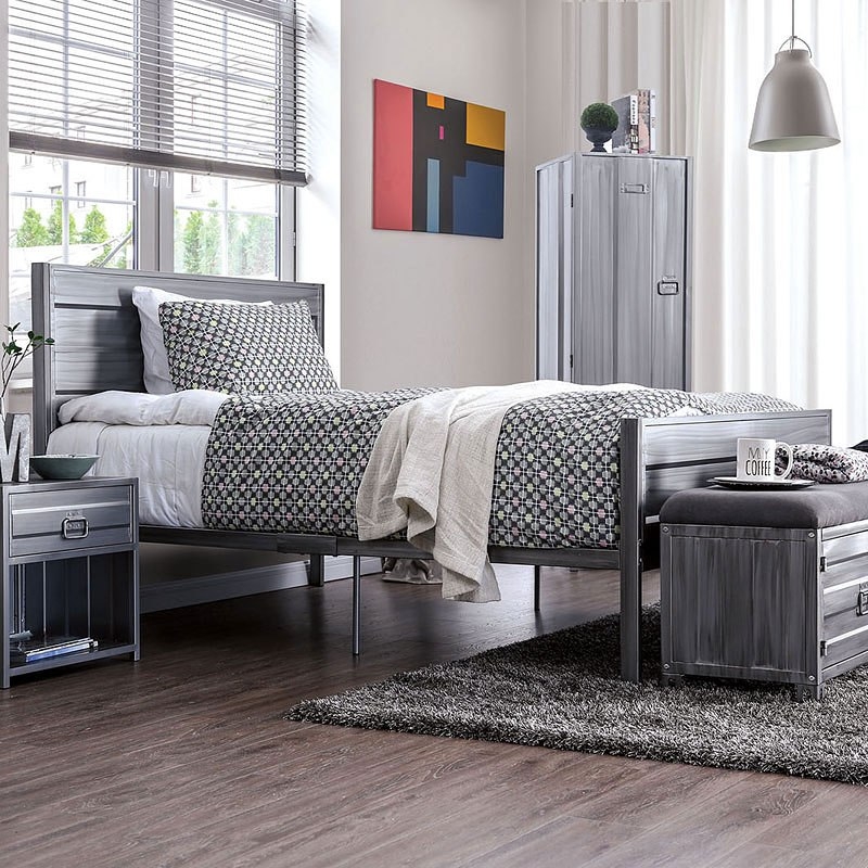 Mccredmond Metal Panel Bedroom Set
