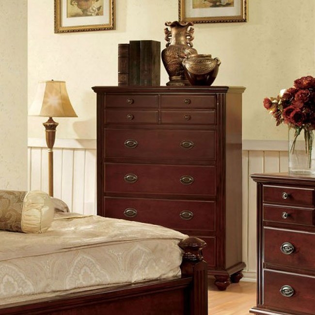 Gabrielle Wood Panel Bedroom Set