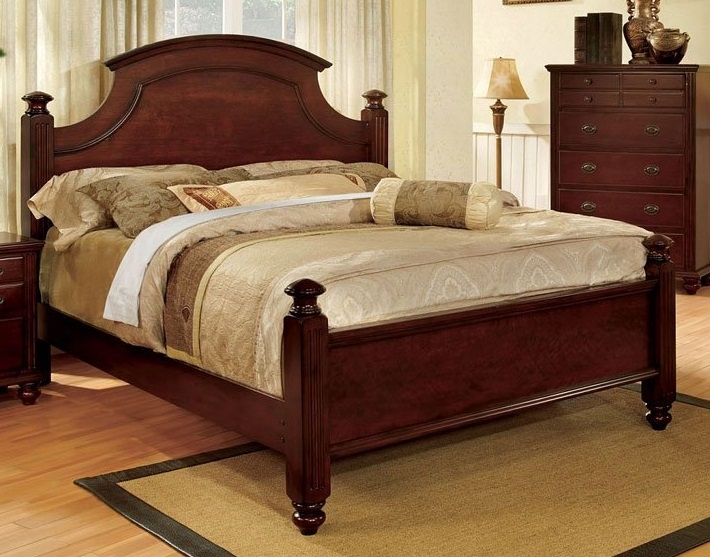 Gabrielle Wood Panel Bedroom Set