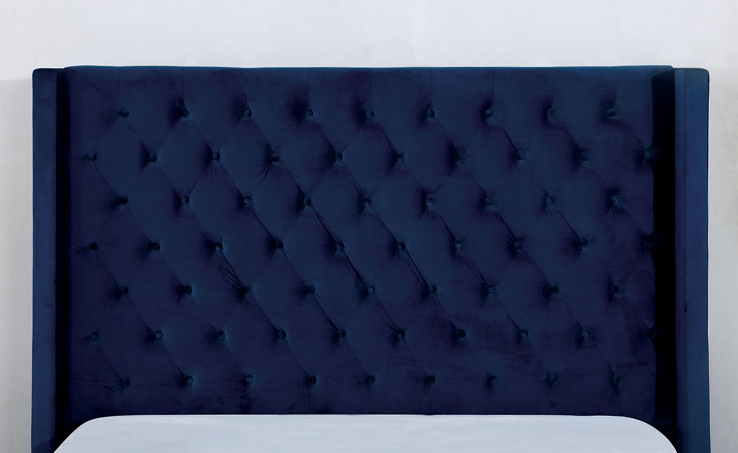 Ryleigh Fabric/Wood Platform Tufted Bed, Eastern King Size