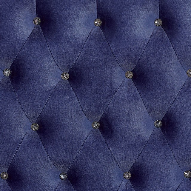Alzir Fabric/Wood Tufted Panel Bed