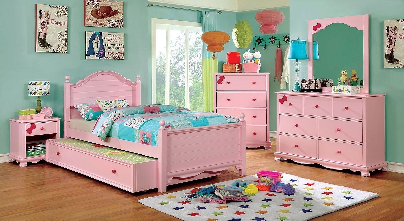 Dani Wood Youth Panel Bedroom Set