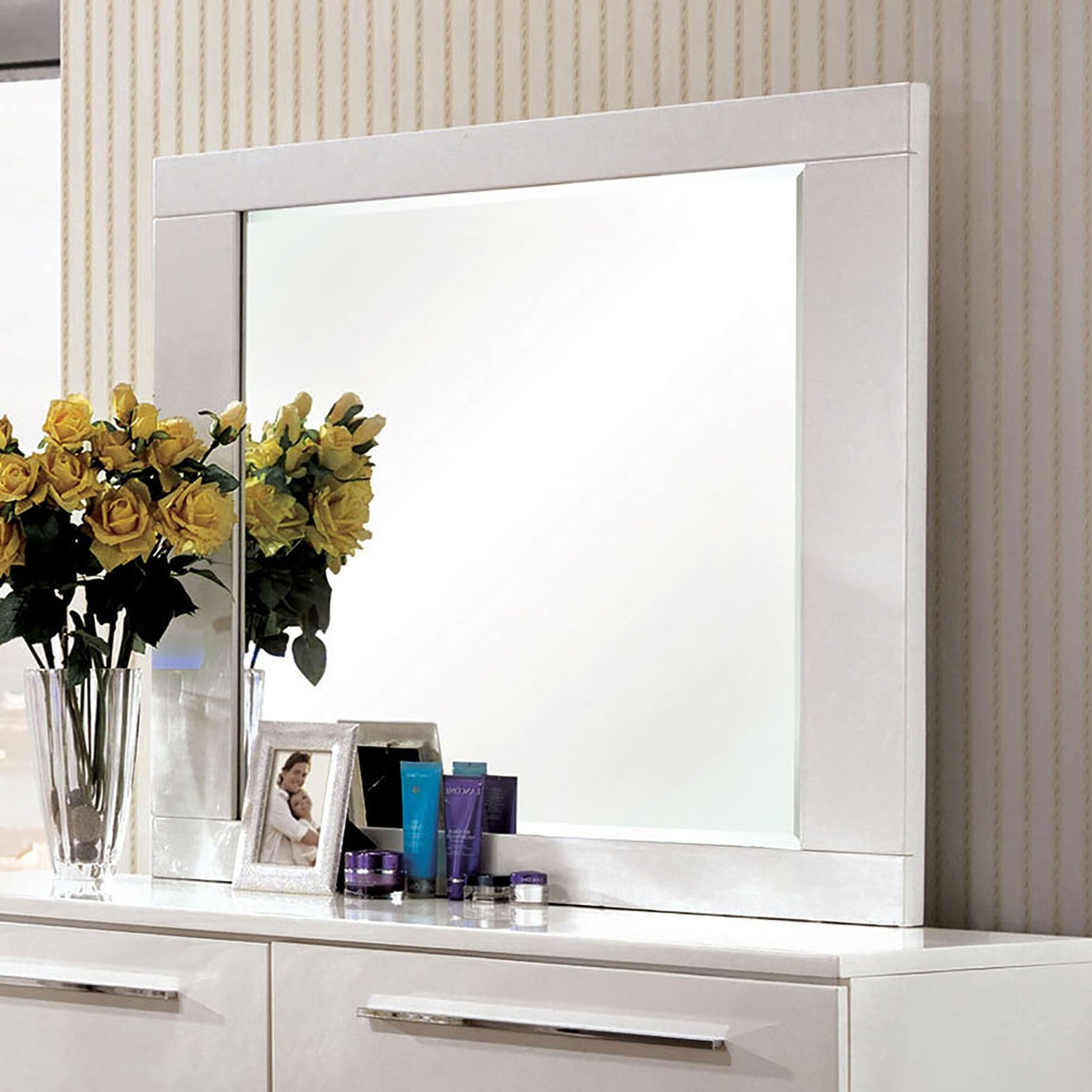 Clementine Wood Rectangular Mirror