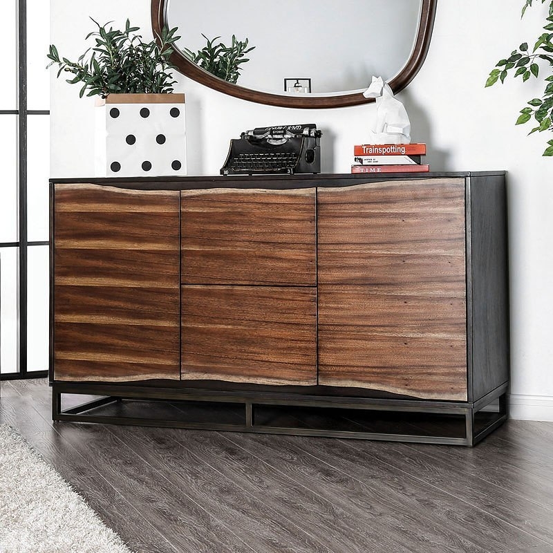 Fulton Wood Dresser w/2 Drawers & 2 Doors