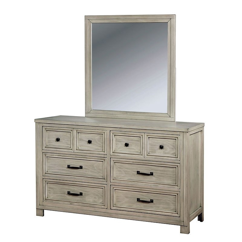 Tywyn Fabric/Wood Panel Storage Bedroom Set w/LED Lights