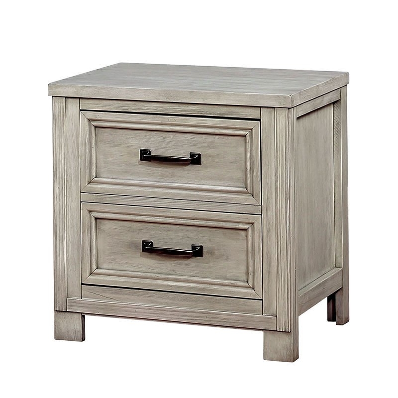 Tywyn Fabric/Wood Panel Storage Bedroom Set w/LED Lights