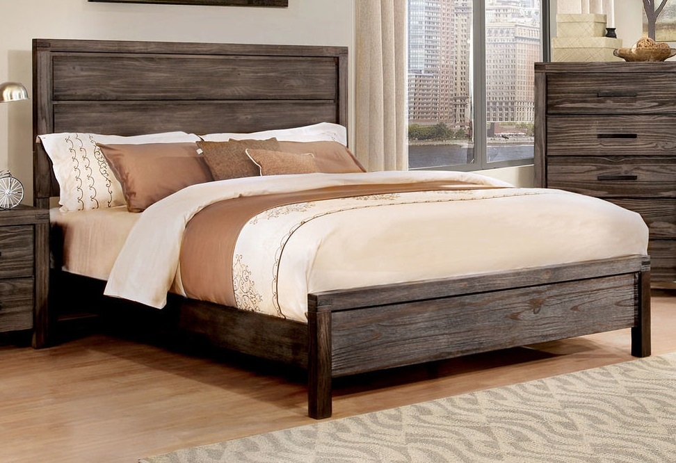 Rexburg Wood Panel Bed