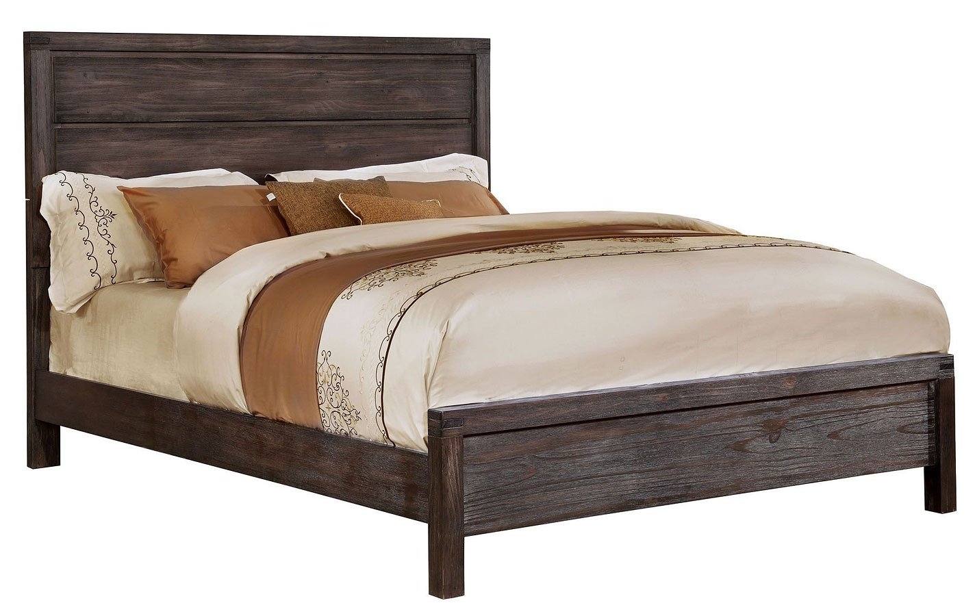 Rexburg Wood Panel Bedroom Set