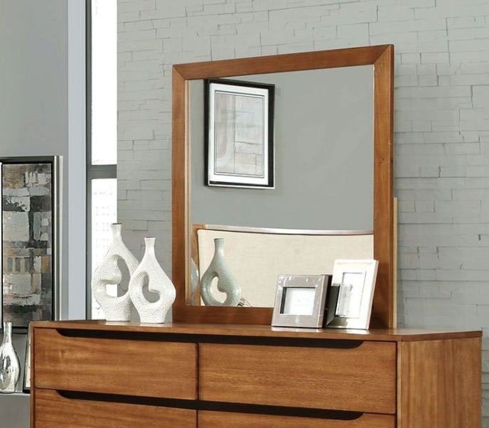 Lennart Wood Rectangular Mirror