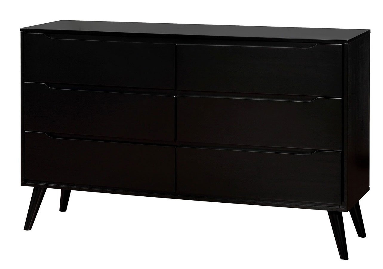 Lennart Wood Double Dresser w/6 Drawers